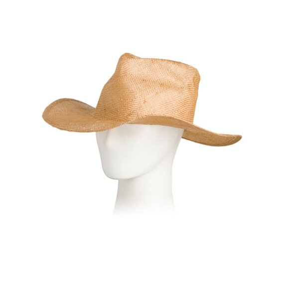 LACK OF COLOR Brown/gold The Oasis Fedora - Picture 1 of 2